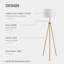 Lampe trépied 60 po West Hewish-1009462635