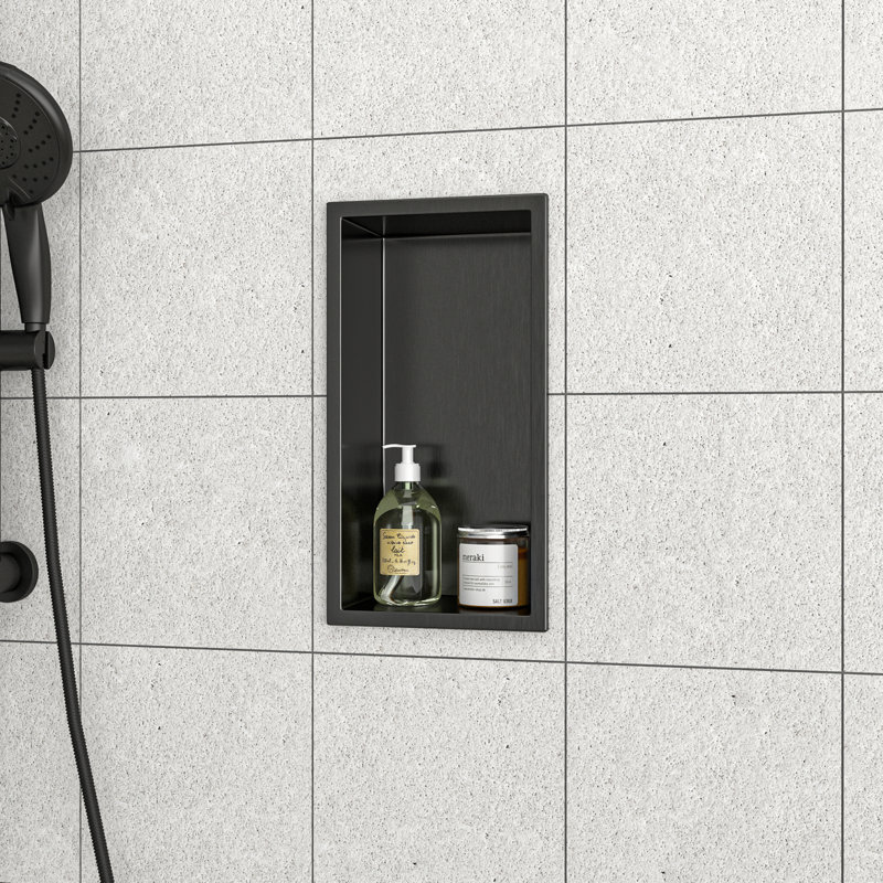 Niche de douche en acier inoxydable 13 po x 7 po