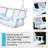 SainCroix Amish Rollback Console Treated Porch Swing-965557389