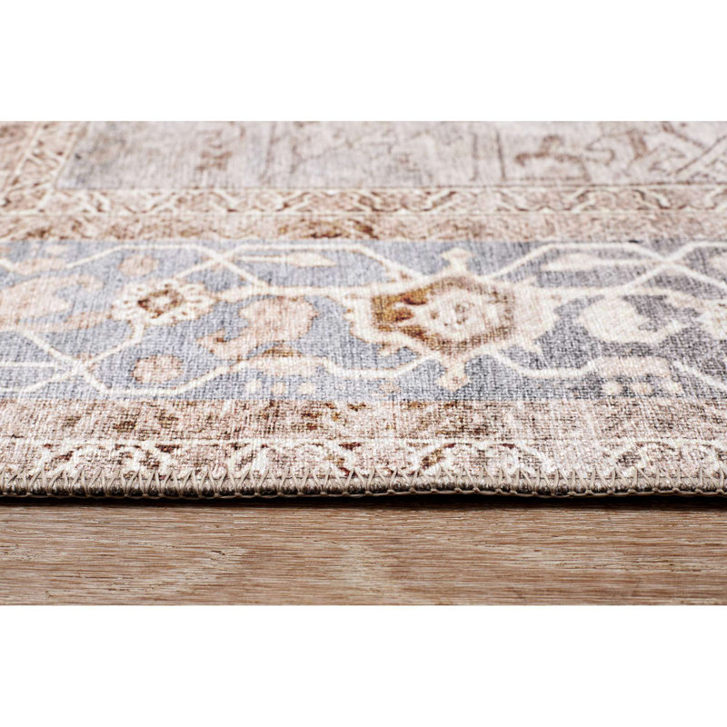Bergen Persian Medallion Area Rug, Rectangle 1'10" x 2'10"