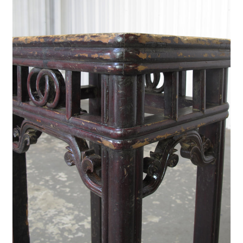 19th Century Chinese Elm Pedestal Table