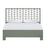 Ivy Twin Platform Bed, Citrus Orange