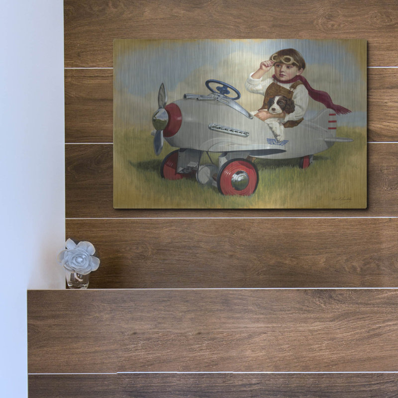 «1941 Steelcraft Pursuit Plane» par David Lindsley, H 12 po x l 16 po
