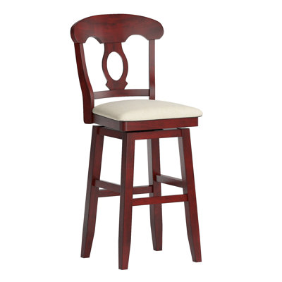 Marcotte Swivel Upholstered Counter Stool