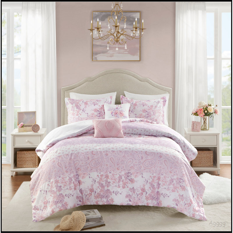 Floral Paisley Comforter Set Full/Queen