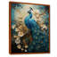 Illustration encaustique de paon d'Yvens II - paon, art mural-1403864937-1348440881