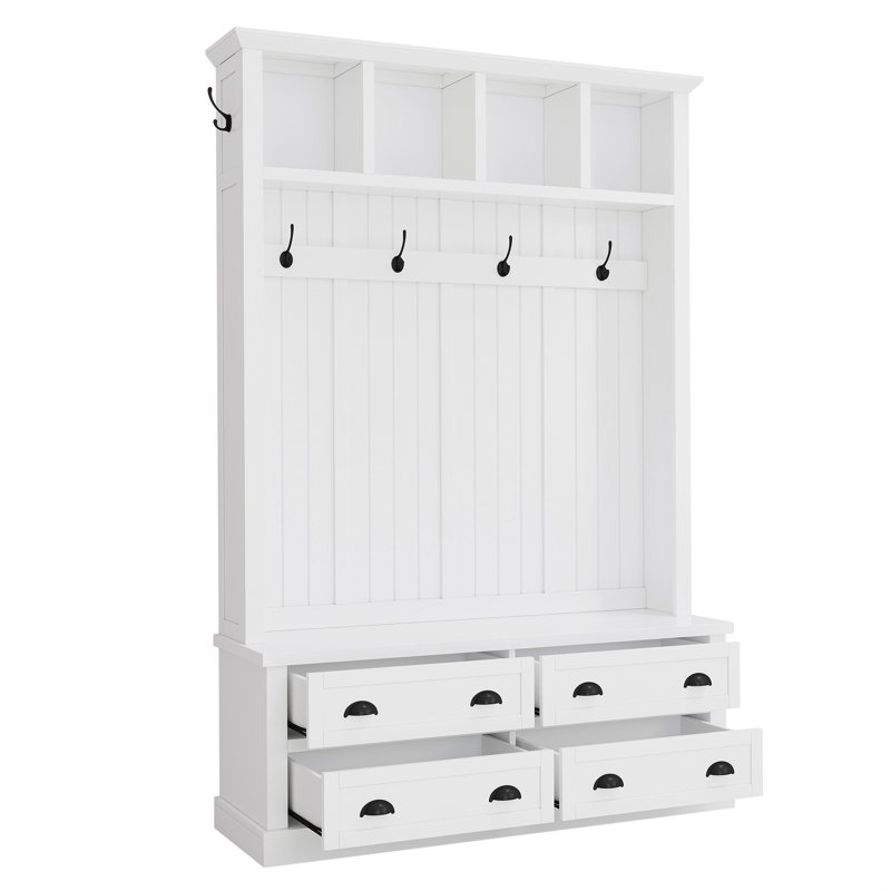Portemanteau Classic Farmhouse, Blanc