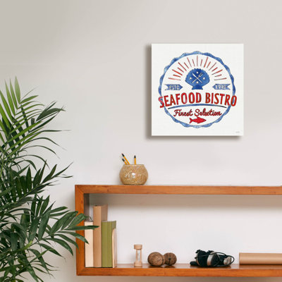 «Epic Graffiti», art mural sur toile de fruits de mer 7 par Anne Tavoletti, 12 po x 12 po