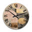 Horloge murale en bois massif Stonecrest-1628057326