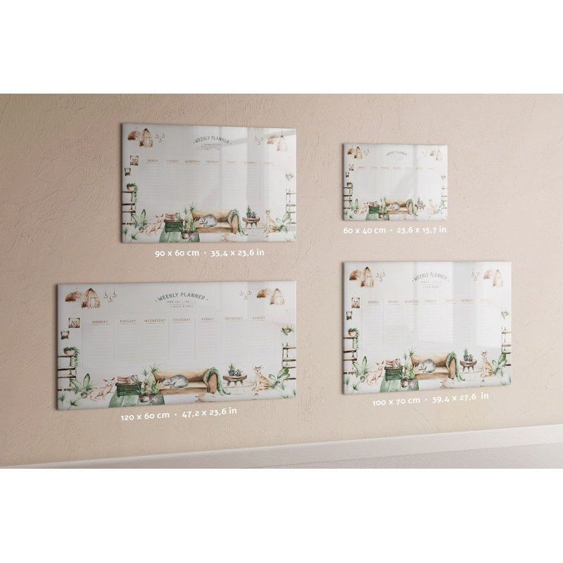 Magnetic Glass Dry Erase Board