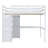 Wood Full Size Loft Bed with Built-in Wardrobe, Desk, Storage Shelves and Drawers-1471806001