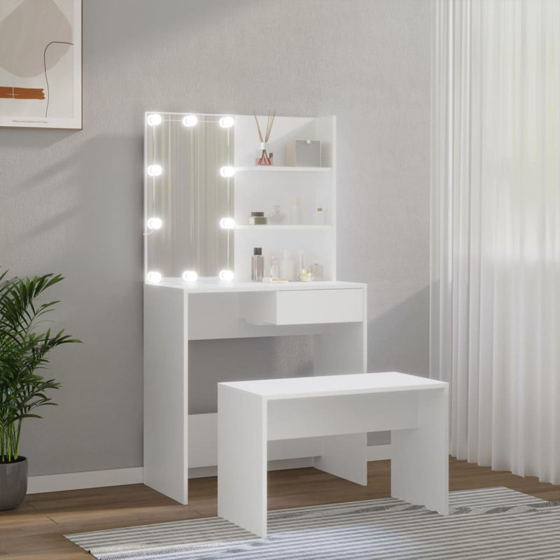 Coiffeuse Itamar, Blanc