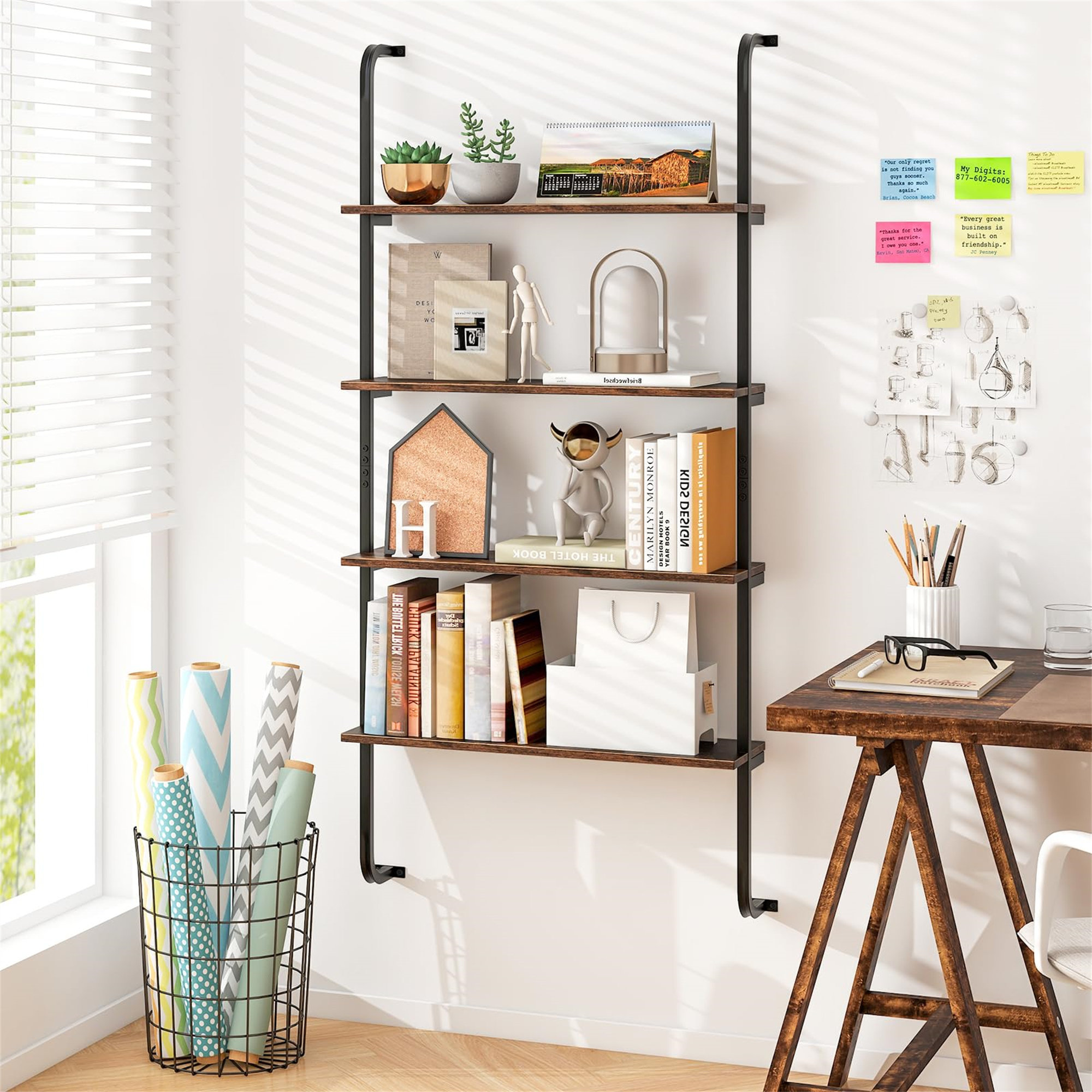 Borough Wharf 150Cm 4-Tier Ladder Display Rack | Wayfair.co.uk