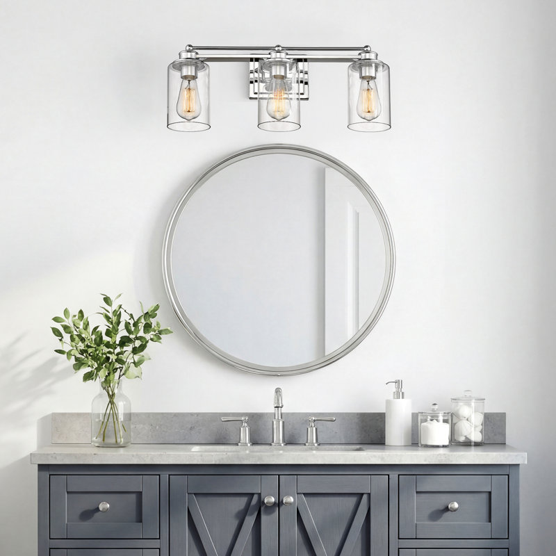 Giannarose 3 - Light Dimmable Vanity Light, Chrome