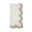 Serviette 100% lin à teinte douce festonnée (ensemble de 4)-1038790826