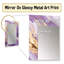 Purple and Gold Dynamic Abstractions II - Abstract Decorative Mirror On Metal-1636272236