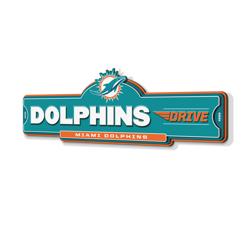NFL Miami Dolphins Street Sign