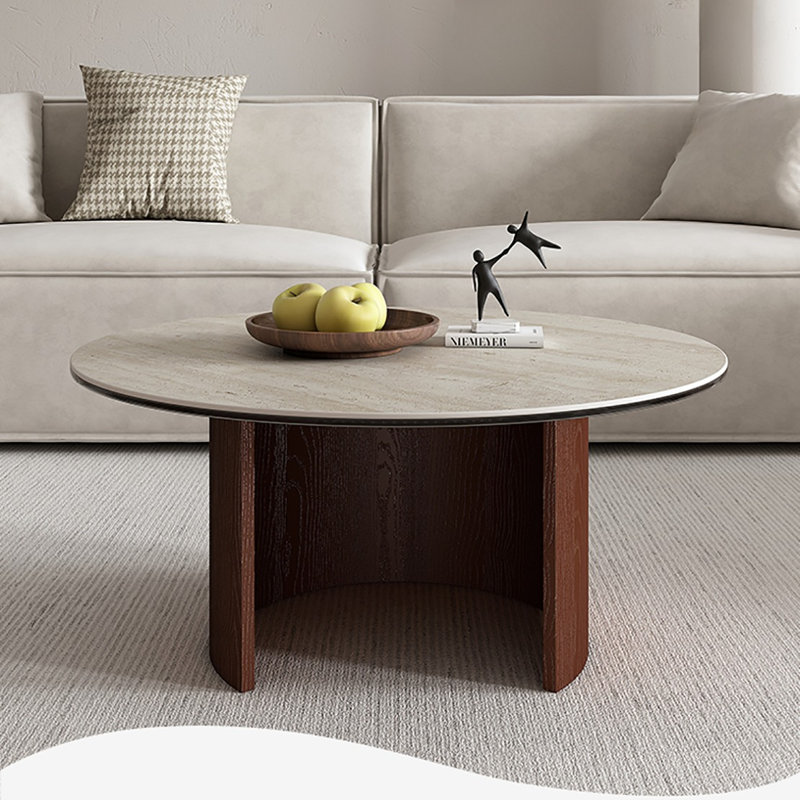 Table de bout Crame fraiche, Walnut, H 14,8 po x L 31,5 po x l 31,5 po