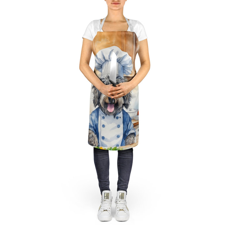 No Pattern Bib Apron