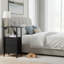 LIKISAK Slim End Table, Narrow Tablle 2 Drawers-1776922251