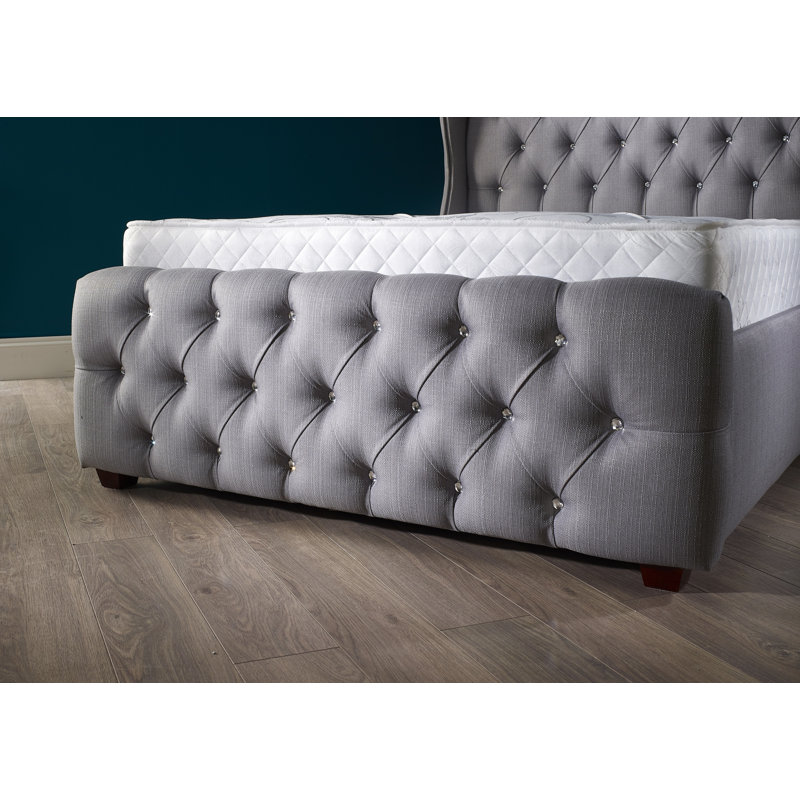 Jamari Upholstered UK Double - DE 135 X 190 Cm Bed, Super King (6')