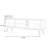 Retro simple light luxury TV cabinet
