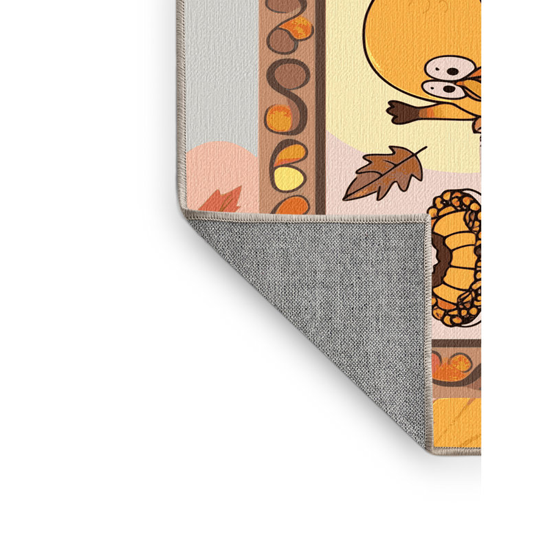 Tapis de Noël East Urban Home, Rectangle 6 pi x 9 pi