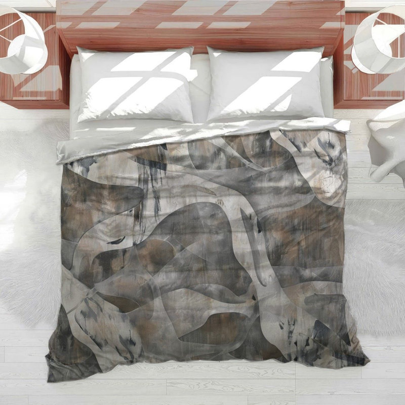 Literie à motif floral, Housse de couette pour grand lit