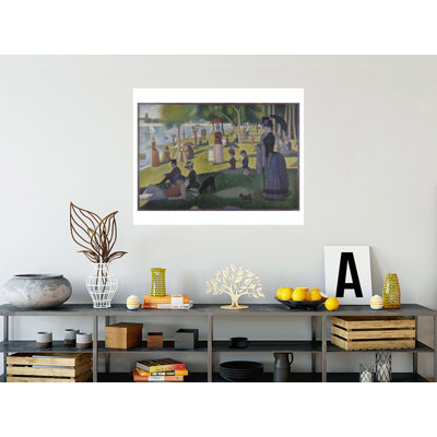 «A Sunday on La Grande Jatte - 1884» par Georges Seurat - Estampe numérique