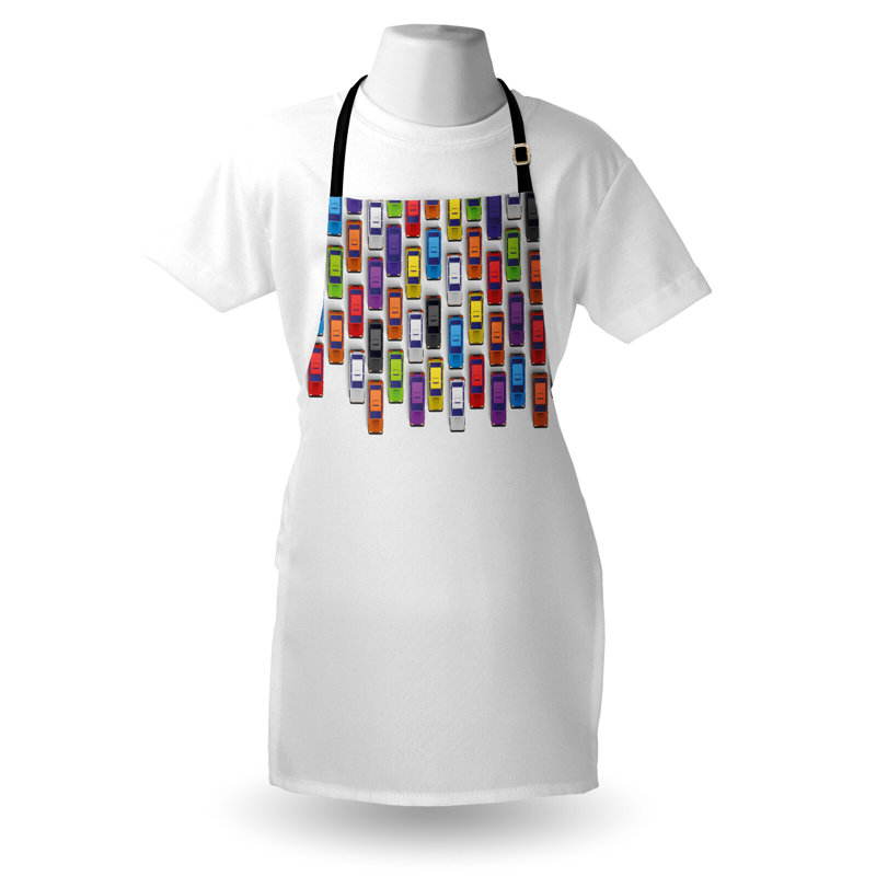 No Pattern Bib Apron