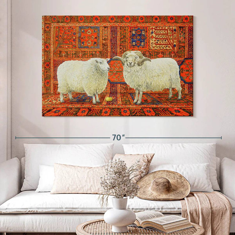 Brampt Persian Wool, 34" H x 51" W