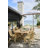 Colonial Rectangular Teak Solid Wood Outdoor Dining Table , 39.4 " D-14720290