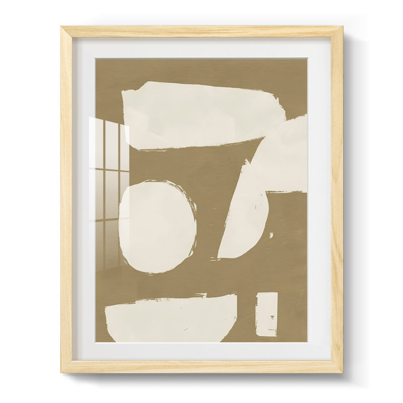 «ChunkyAb Abstract», reproduction encadrée, Naturel, H 28,5 po x l 20,5 po