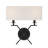 Levani Metal Wallchiere in Black-990840261