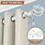 Tringle à rideaux simple réglable de 36 à 72 po Aref-1470105320-1470105314