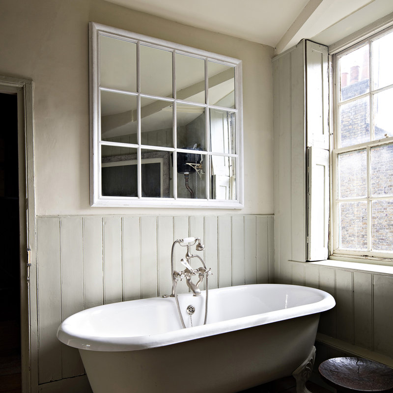 Bowes Wood Flat Wall Mirror