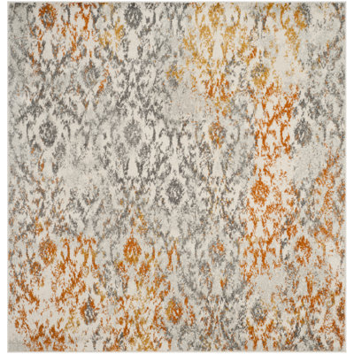 Christa Gray/Orange Rug