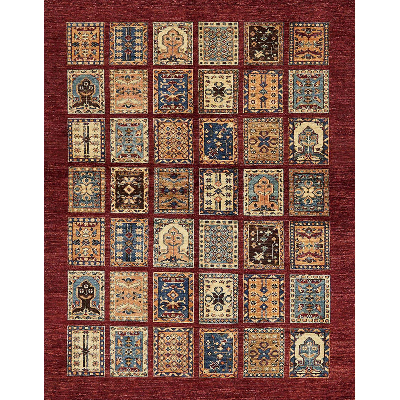 Tapis abstrait moderne 636, Rectangle 4 pi x 6 pi