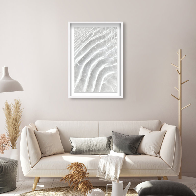 Water Ripples I Print by Oliver Gal, 31.5" H x 21.5" W, White Shadowbox