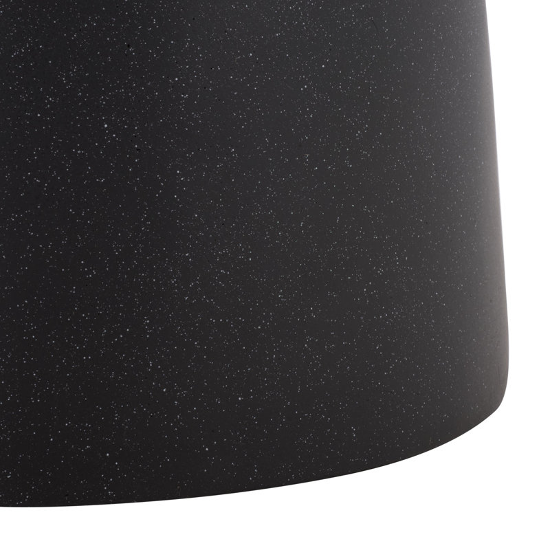 Aurielle Mushroom Accent Table, Black