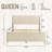 Modern Minimalist Upholstered Wingback Bed-1019583153
