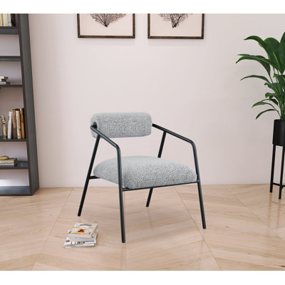 Alyta 26" W Boucle Fabric Accent Chair