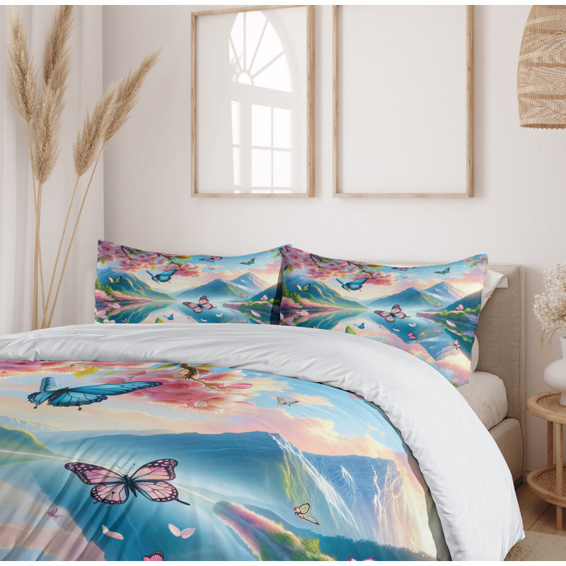 Lake Duvet Cover, King Duvet Cover + 2 Standard Shams