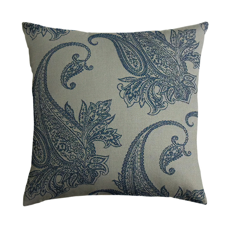 Coussin Acton, 18 po x 18 po, Bleu marine