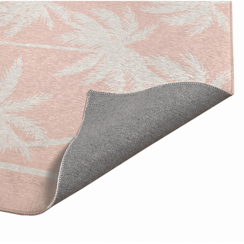 Paillasson Palm Indooor, L 60 po x L 84 po, Rose
