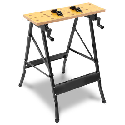 Adjustable Foldable Workbench Measuring Tools  Storage Portable MultiPurpose Bench For Garage