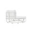 Lit de jour d'extérieur en aluminium avec coussins Pangea Home Aella-18257521