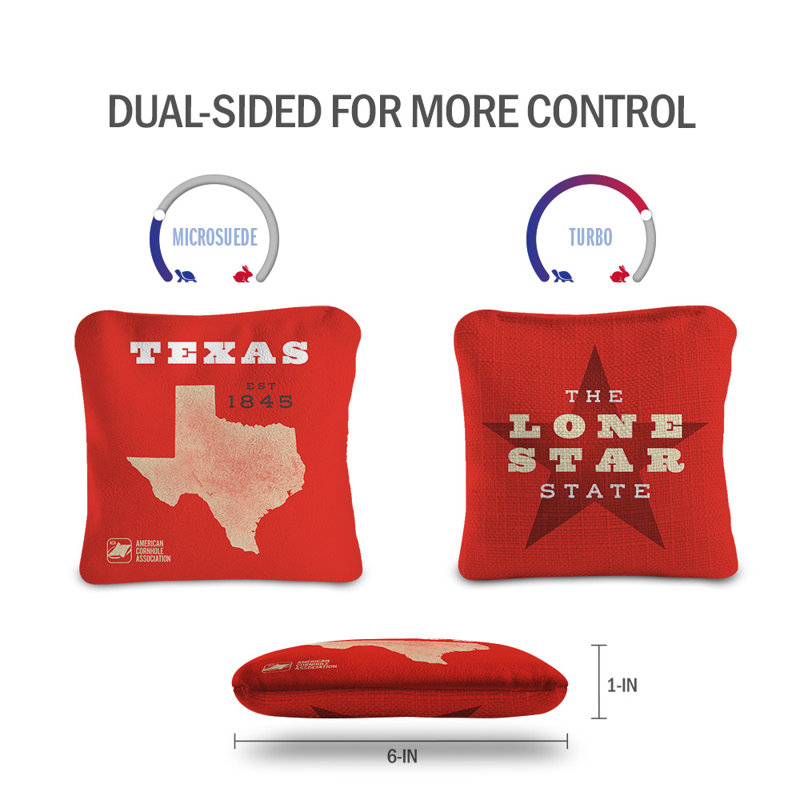 Sacs de cornhole Lone Star Texas Synergy Pro, Rouge
