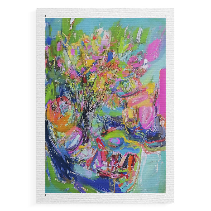 FLORAL Series DLxx - Impression sur toile seulement - NON-CADRE, H 12 po x l 8 po