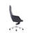 High-Back Ergonomic Executive Office Chair, Premium PU Leather Desk Chair with 360° Swivel & Wheels, Modern Computer Chair for Home Office, Black-1220049442